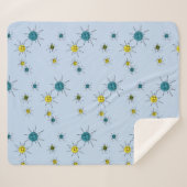 Mid-Century Modern Atomic Sherpadecke (Vorderseite (Horizontal))