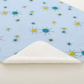 Mid-Century Modern Atomic Sherpadecke (3/4)