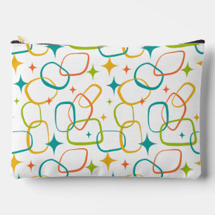 Mid-Century Modern Atomic Sparkle Kosmetiktasche Zubehörtasche