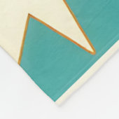 Mid Century Modern Atomic Starburst Fleecedecke (Ecke)