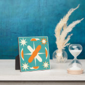 Mid Century Modern Atomic Starburst Fotoplatte (InSitu)