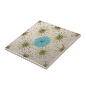 Mid Century Modern Atomic Starburst Pattern Fliese (Seite)