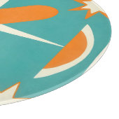 Mid Century Modern Atomic Starburst Schneidebrett (Ecke)