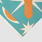 Mid Century Modern Atomic Starburst Seidenpapier (Ausschnitt)