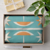 Mid Century Modern Atomic Starburst Seidenpapier (Geschenk)