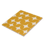 Mid Century Modern Beige Sternenexplosionen auf Or Fliese (Seite)