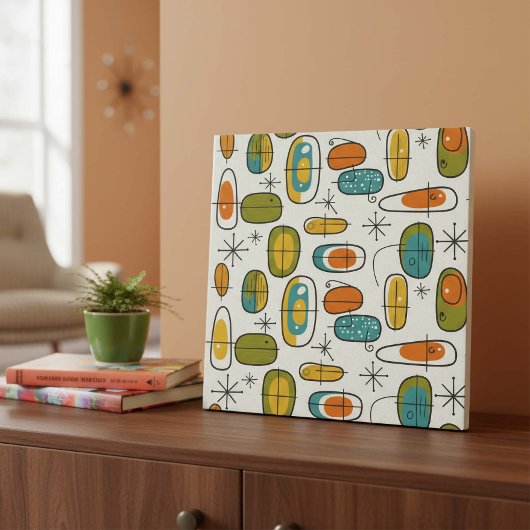 Mid-Century Modern Boomerang Pattern #9 ID1224 Fliese