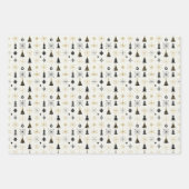 Mid Century Modern Christmas Icons Geschenkpapier Set (Vorderseite 3)