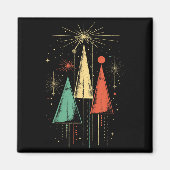 Mid Century Modern Christmas Magnet (Vorne)