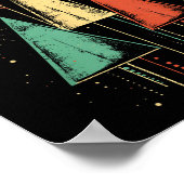 Mid Century Modern Christmas  Poster (Ecke)