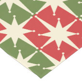 Mid Century Modern Christmas Retro Starbursts Kurzer Tischläufer (Ecke)