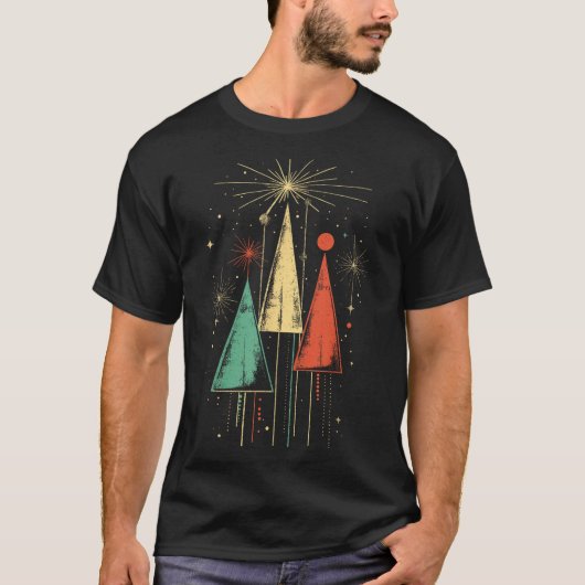 Mid Century Modern Christmas  T-Shirt (Vorderseite)