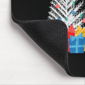Mid-century Modern Christmas Tree And Cat In Retro Mousepad (Ecke)