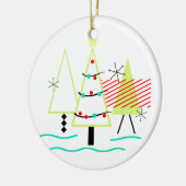 MID CENTURY MODERN CHRISTMAS TRETRO KERAMIK ORNAMENT (Links)