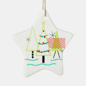 MID CENTURY MODERN CHRISTMAS TRETRO KERAMIKORNAMENT (Rechts)