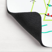MID CENTURY MODERN CHRISTMAS TRETRO MOUSEPAD (Ecke)
