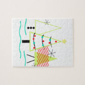 MID CENTURY MODERN CHRISTMAS TRETRO PUZZLE (Horizontal)