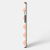 Mid-Century Modern Circle Strings iPhone Hülle (Linke Seite)