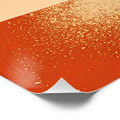 Mid Century Modern Color Block Martini Art Poster (Ecke)