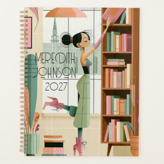 Mid Century Modern Cozy Girl 2027 Planer