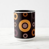 Mid-Century Modern Fall Geometric Tasse (Zentrum)