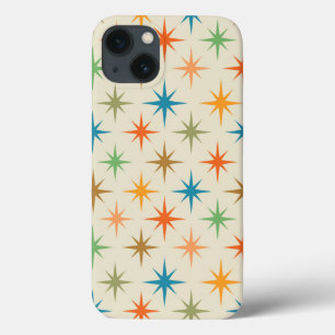 Mid century modern farbige atomare Sternenexplosio Case-Mate iPhone Hülle