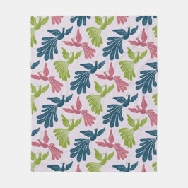 Mid-Century Modern Firebirds  Fleecedecke