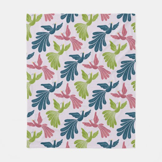 Mid-Century Modern Firebirds  Fleecedecke (Vorderseite)