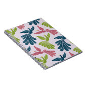 Mid-Century Modern Firebirds Spiral Notebook Notizblock (Rechte Seite)