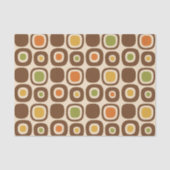 Mid Century Modern Garden Path Pattern Seidenpapier (Vorderseite)