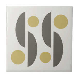 Mid Century Modern Geo Abstract 05 Fliese