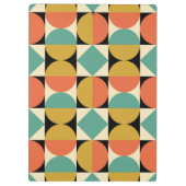 Mid Century Modern Geometric Abstract Klemmbrett (Rückseite)