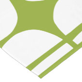 Mid Century Modern Geometric Pattern Kurzer Tischläufer (Ecke)