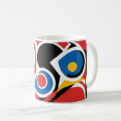 Mid Century Modern Geometrisch Kaffeetasse (VorderseiteRechts)