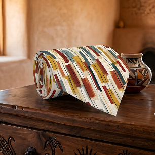 Mid-Century Modern Geometrischer Tanabata Krawatte