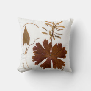 Mid-Century-Modern gepresste Blumen Kissen