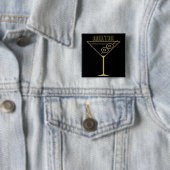 Mid Century Modern Gold 2 Olive Martini auf Deutsc Button (Beispiel)