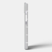 Mid Century Modern Grau Argyle iPhone / iPad Hülle (Rückseite / Links)