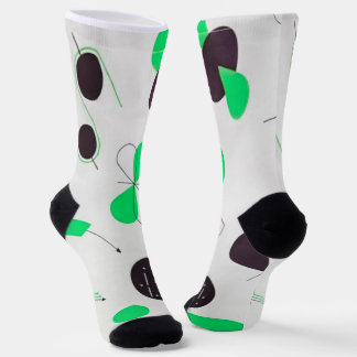 Mid Century Modern Green Physics  Socken