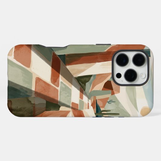 Mid-Century Modern iPhone 16 Pro Max Case Hülle (Rückseite (Horizontal))