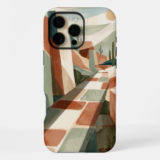 Mid-Century Modern iPhone 16 Pro Max Hülle (Rückseite)