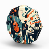 Mid Century Modern Jazz Age Trio Fotoblock (Rechts)