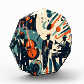Mid Century Modern Jazz Age Trio Fotoblock (Links)