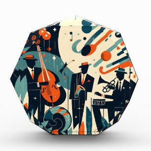 Mid Century Modern Jazz Age Trio Fotoblock