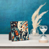 Mid Century Modern Jazz Age Trio Fotoplatte (InSitu)