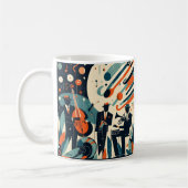 Mid Century Modern Jazz Age Trio Kaffeetasse (Links)