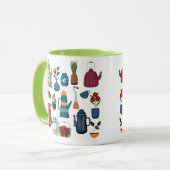 Mid-Century Modern Kitchen Charm Tasse (Vorderseite Links)