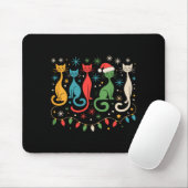 Mid Century Modern Look Cats Xmas Retro 50s 60s Mousepad (Mit Mouse)