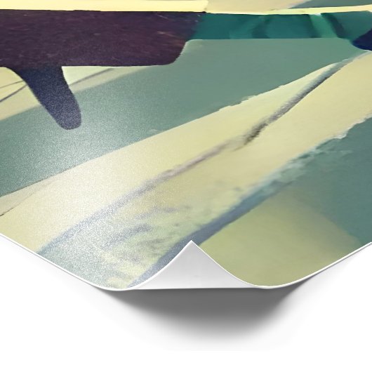 Mid Century Modern Martini Dance Cocktail Party Fotodruck (Ecke)