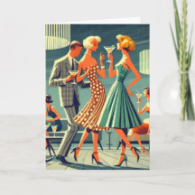 Mid Century Modern Martini Dance Cocktail Party